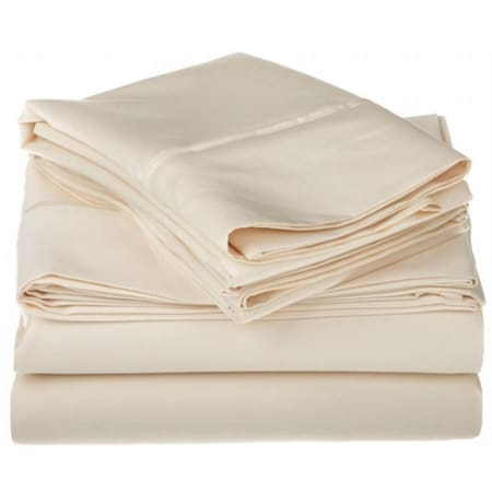 Impressions By Luxor Treasures Egyptian Cotton 1500 Thread Count Solid Sheet Set Full-Ivory 1500FLSH SLIV
